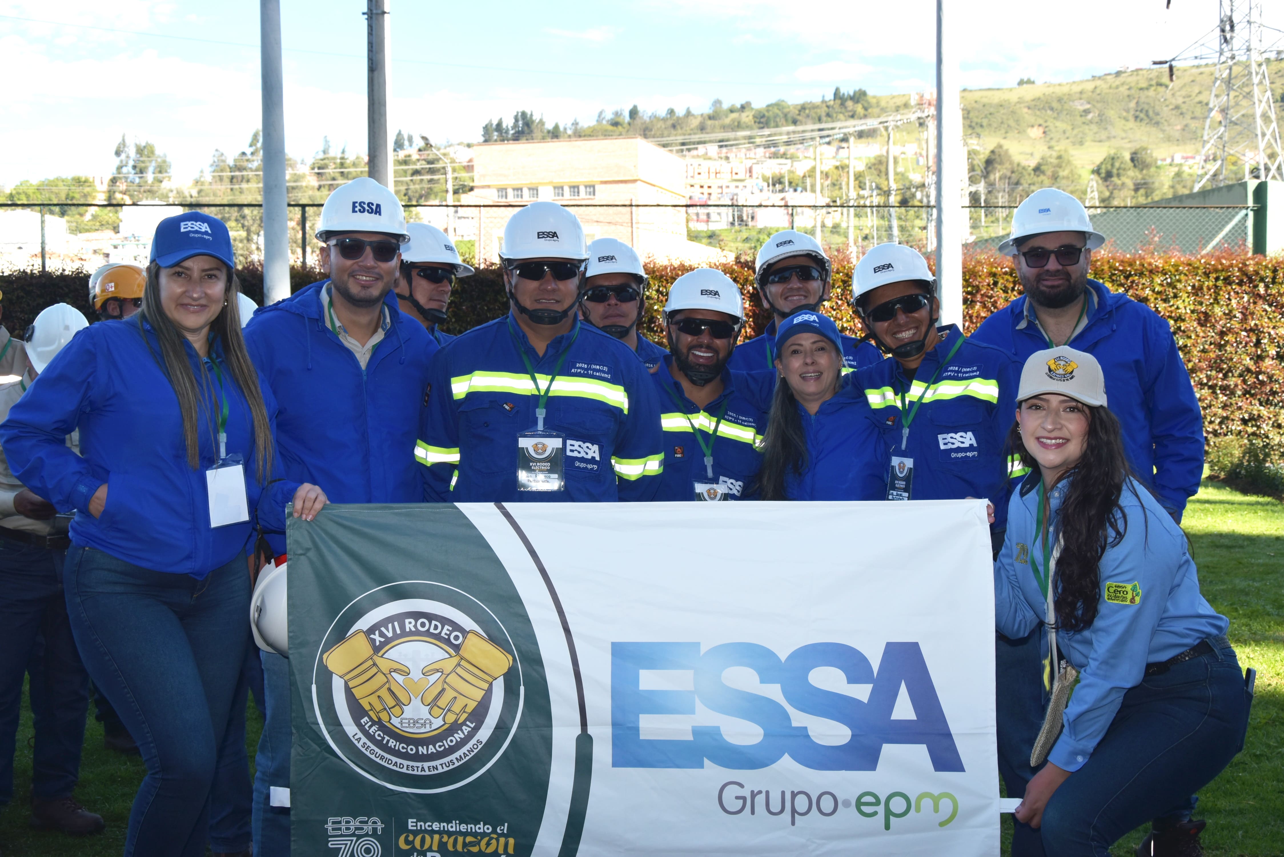 Equipo EBSA en campo