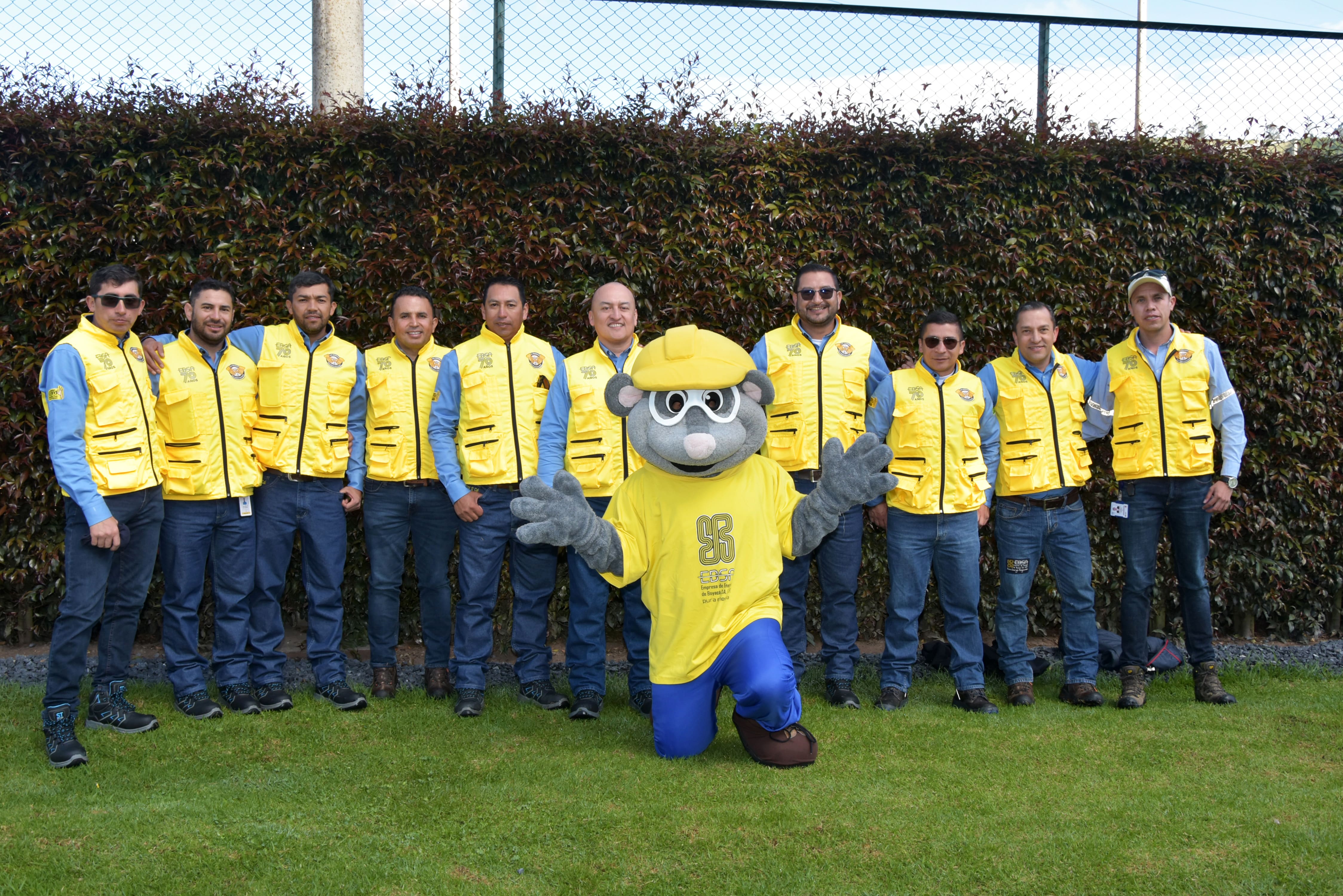 Equipo EBSA realizando trabajo de campo